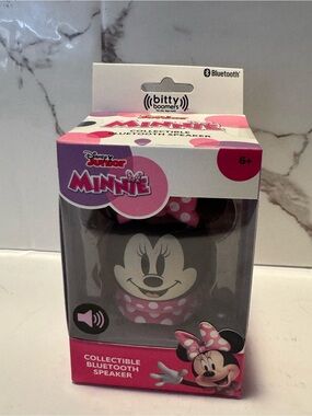 Disney Minnie Collectible Bluetooth Speaker - Pink and White